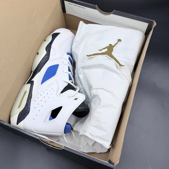 Air Jordan Flight Club 91 GS 'White Hyper Royal' - Picture 1 of 15